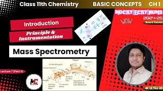 Mass SpectrometryInstrumentationChemistry Class 11BASIC CONCEPTS1L7Part1MDCATECATNEET [upl. by Millard]