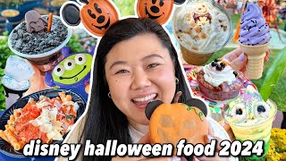 What to Eat at DISNEYLAND HALLOWEEN Edition Food Tour 2024 [upl. by Bellew]