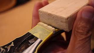 Nut remove on Stelling Staghorn Banjo [upl. by Elisabeth]