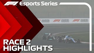 2021 F1 Esports Pro Championship Race 2 Highlights [upl. by Penhall454]