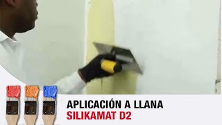 Como aplicar Silikamat D2 a llana [upl. by Retswerb]