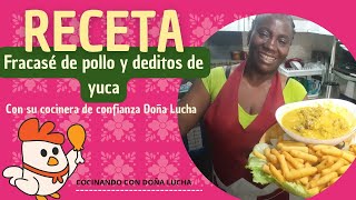 NUEVA RECETA✅ DELICIOSO FRICASÉ DE POLLO Y DEDITOS DE YUCA [upl. by Wenona]