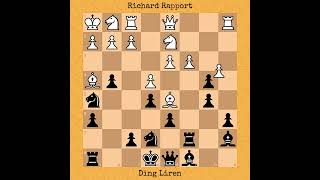 Richard Rapport vs Ding Liren  FIDE Candidates 2022 chess chessgame [upl. by Cleodal]