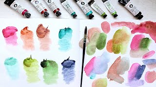 All of my DS Primatek Genuine Watercolours  Swatches  Mixing [upl. by Hughett326]