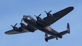 The excellent sound of the RR Merlin aero engineAvro Lancaster PA474  Blackpool Airport [upl. by Keiko]