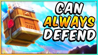 UNBREAKABLE DEFENSE MOST RELIABLE ROYAL HOGS DECK — Clash Royale [upl. by Kinelski778]