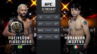 UFC 270 Free Fight Brandon Moreno vs Deiveson Figueiredo 1 [upl. by Aehtna]