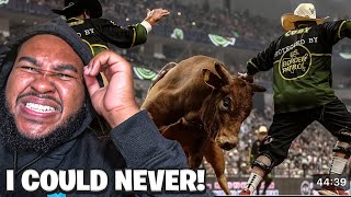 Insane Bull Riding Reaction [upl. by Wallinga]