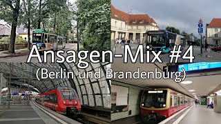 AnsagenMix vom ÖPNV aus Berlin und Brandenburg 4 [upl. by Lockhart]