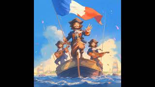 Le Navire de Bayonne  French sailor song  remix AI [upl. by Alwitt]