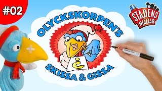 Stadens Hjältar  Ep 02 Skissa amp Gissa med Olyckskorpen [upl. by Velvet]