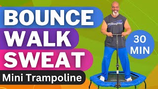 Bounce Sweat amp Burn Fat on a Mini Trampoline Exciting Fitness Fun [upl. by Aliehc]