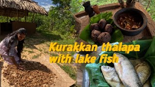 Lets make kurakkan thalapafinger millet with lake fish curry [upl. by Retepnhoj]