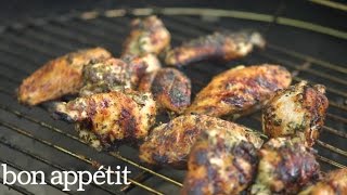 How to Grill Flavorful Marinated Chicken Wings [upl. by Atsirtal]