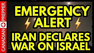 ⚡ALERT IRAN FIRES 100s OF MISSILES AT ISRAEL BIGGEST ATTACK IN HISTORY DECLARES WAR [upl. by Eelnayr]