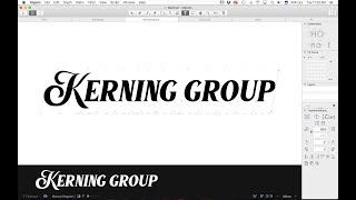 Tutorial Kerning Group di Glyphs App [upl. by Hailahk]