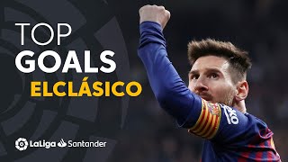 TOP 10 GOALS FC Barcelona ElClásico 2009  2019 [upl. by Ailene]