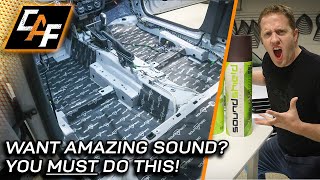 IMPROVE SOUND Deadening Treatment EXPLAINED  Better Bass and Improved Sound Quality [upl. by Rena]