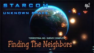 Starcom Unknown Space  ep2 FInding The Neighbors  Space Build rpg [upl. by Blondy980]