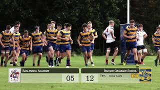 Ballymena Academy vs Bangor Grammar School  22092018 [upl. by Toback]