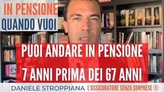 ISOPENSIONE 2023 COME ANDARE IN PENSIONE 7 ANNI PRIMA RISPETTO ALLA PENSIONE DI VECCHIAIA A 67 ANNI [upl. by Jegar]