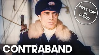 Contraband  COLORIZED  Full Classic Movie [upl. by Bow180]