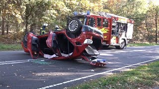 Zwei Unfälle an einer Kreuzung in der Grafschaft Bentheim [upl. by Vona]