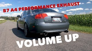 ECS Tuning  Audi B7 A4 Performance Exhaust System [upl. by Rabkin]