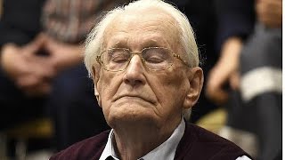 Oskar Gröning ancien SS  quotAuschwitz est un endroit auquel personne naurait dû participerquot [upl. by Atsuj]