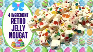 4 INGREDIENT RETRO JELLY NOUGAT BRACHS PICK A MIX COPYCAT [upl. by Oralee]