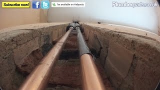 HOW TO CHASE PIPES INTO A WALL  Plumbing Tips [upl. by Dill355]