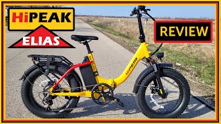 HiPeak Elias  Foldable FatTire Ebike Review [upl. by Aicilet664]