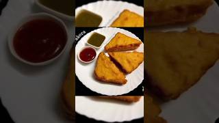 Bread Pakora Recipe  Street stylebread pakora recipe  How to makebread pakora shorts [upl. by Lanfri]