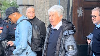 Atalanta lascia hotel insulti per Gasperini che reagisce così [upl. by Alliuqahs750]