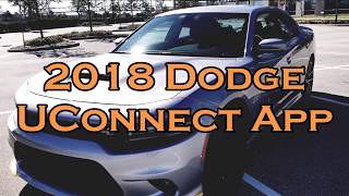 2018 Dodge Charger UConnect App [upl. by Dlorej405]