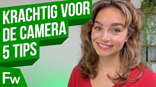 Krachtig overkomen voor een camera 5 tips  Frankwatching [upl. by Milan248]