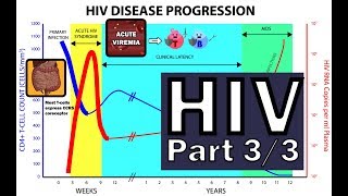 HIV Pathophysiology 33  Disease Progression [upl. by Radferd]