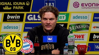 „Das war heute eine verdiente Niederlage“  PK mit Terzic amp Tuchel  BVB – Bayern München 04 [upl. by Atnim]