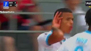 Mason Greenwood Goal Today  Stade Brest vs Marseille 15 Goals ResultsExtended Highlights2024 [upl. by Akinna703]