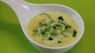 KäseLauchSuppe Rezept vegetarisch  Der Bio Koch 590 [upl. by Chyou164]