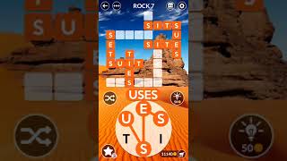 Wordscapes Rock 7  Wordscapes Answers [upl. by Kacerek]