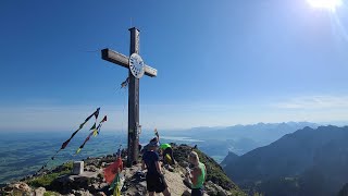 Alle Kletterstellen hinauf zum Aggenstein 1987 m Normalweg [upl. by Suirradal]