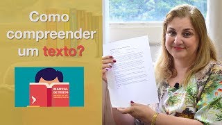 Quer saber como ler e entender um texto  Professora Teresa Cristina [upl. by Quintana187]