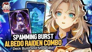 Albedo Burst Spamming Deck  Genshin TCG [upl. by Nosecyrb]