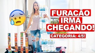 URGENTE❗️PREPARAÇÃO PARA O FURACÃO IRMA  HURRICANE IRMA  Lorrayne Mavromatis [upl. by Sheffy]