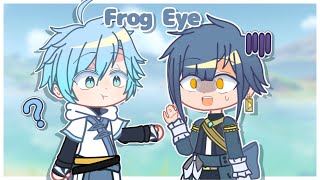 Frog eyeAccidentally stepped on a frog🐸 Xingqiu💧Chongyun🧊Genshin x gacha✨trendBW⚠️🩸 [upl. by Attenweiler]