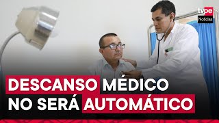 COVID19 descanso médico ya no será automático sino que lo determinará el médico [upl. by Faro727]