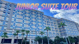 SIGNIA by HILTON Orlando Bonnet Creek  JUNIOR SUITE tour  Official WALT DISNEY WORLD HOTEL [upl. by Malloch216]