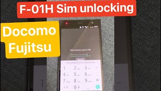 Docomo Fujitsu arrows F01H sim unlocking [upl. by Noicnecsa116]