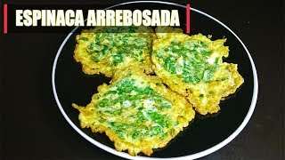 Tortilla de Espinacas muy rica y fácil de preparar [upl. by Akinat]